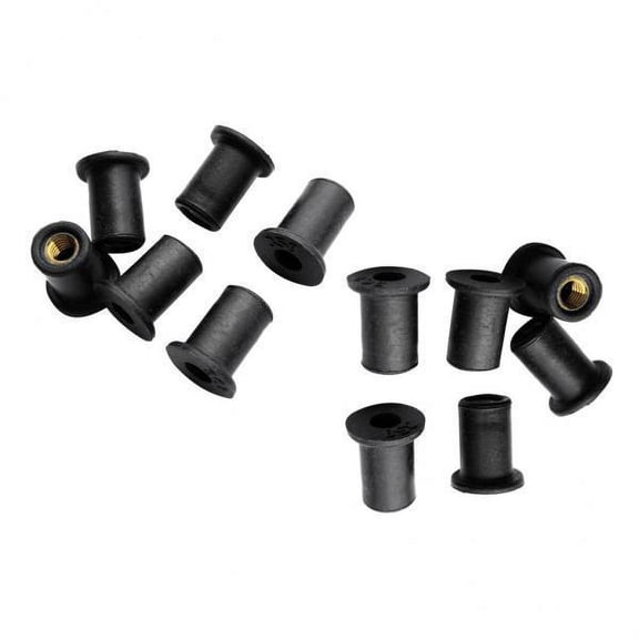 Axioma 2x 12Pcs Kayak Rubber Well Nuts Mounting Kit Blind Fastener for Dinghy Boat