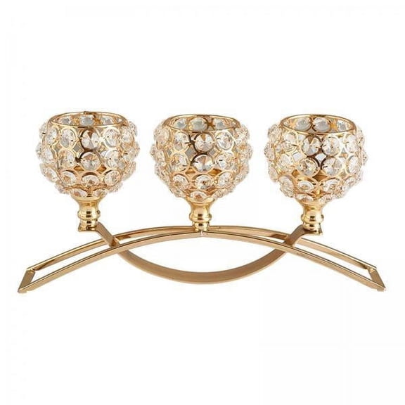 Axioma 2x 3 Candelabras Crystal Candle Candlesticks Ornament Table Centerpieces for Wedding Dinning Room