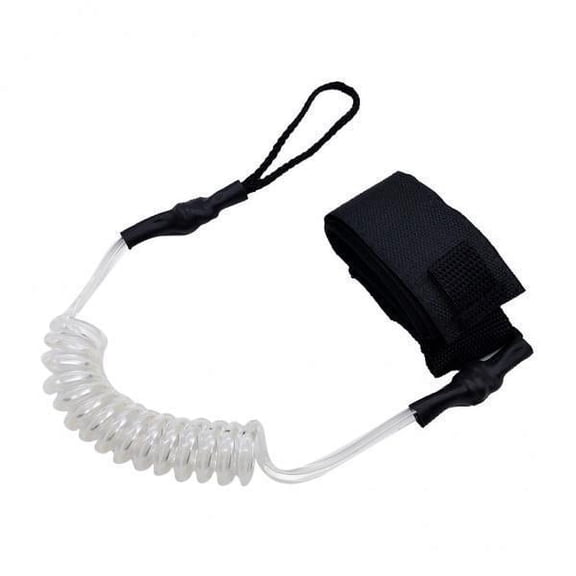 Axioma 2x 4ft Coiled Surf Leash Wrist Leg Rope Ankle Strap, Surfboard Kayak Fishing Rod Paddle Leash - Multi Functional & High Strength - 7 Colors Available
