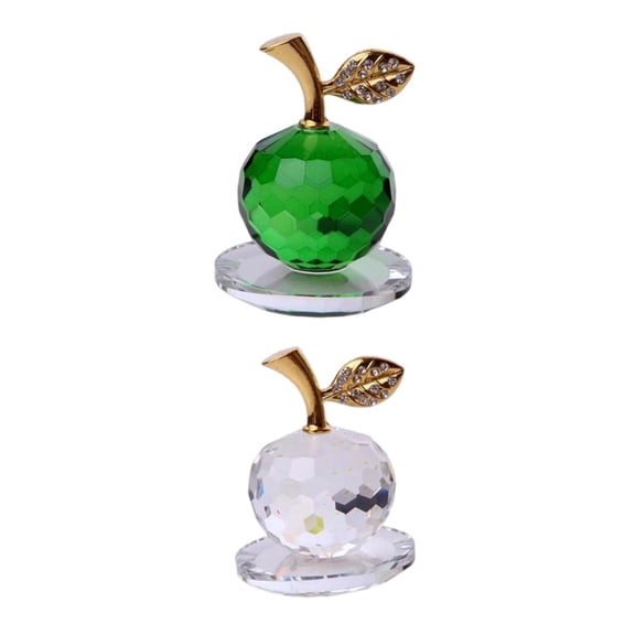 Axioma 2x Crystal Figurine Paperweight Ornament Decor Collectibles Gift
