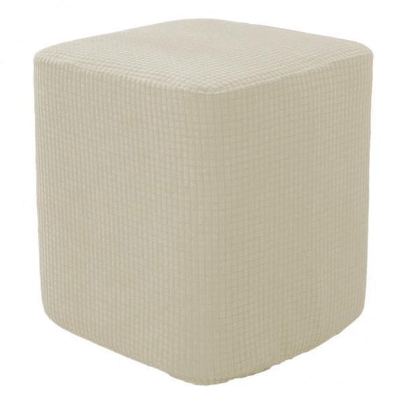 Axioma 2x Elastic Jacquard Polyester Rest Ottoman Covers Furniture Footstool Slipcover