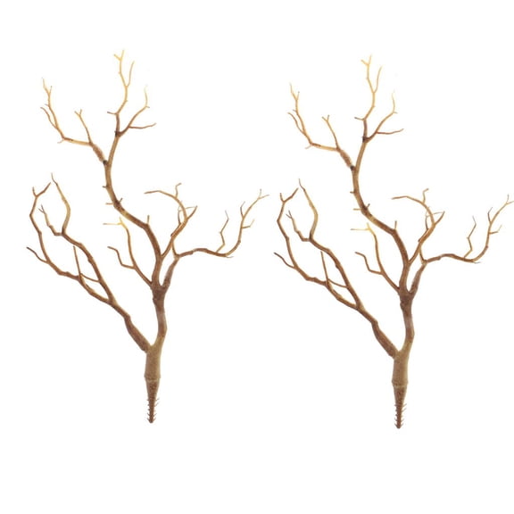 Axioma 2x Lifelike Dried Tree Branch Desktop Plastic Plant Dry Tree Twigs Christmas