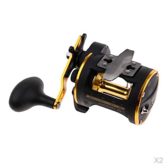 Axioma 2x Line Counter Reels 3BB Trolling Reel with Counter Powerful 6.0:1 Gear Ratio