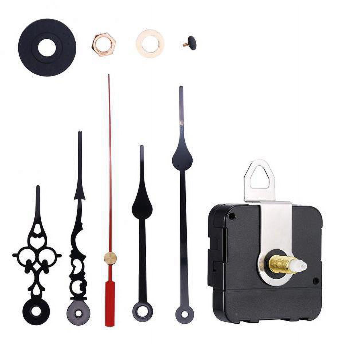 Axioma 3-10pack DIY Quartz Clock Mechanism Movement with Large 5 Hands. Wall Clock 3 Pcs
