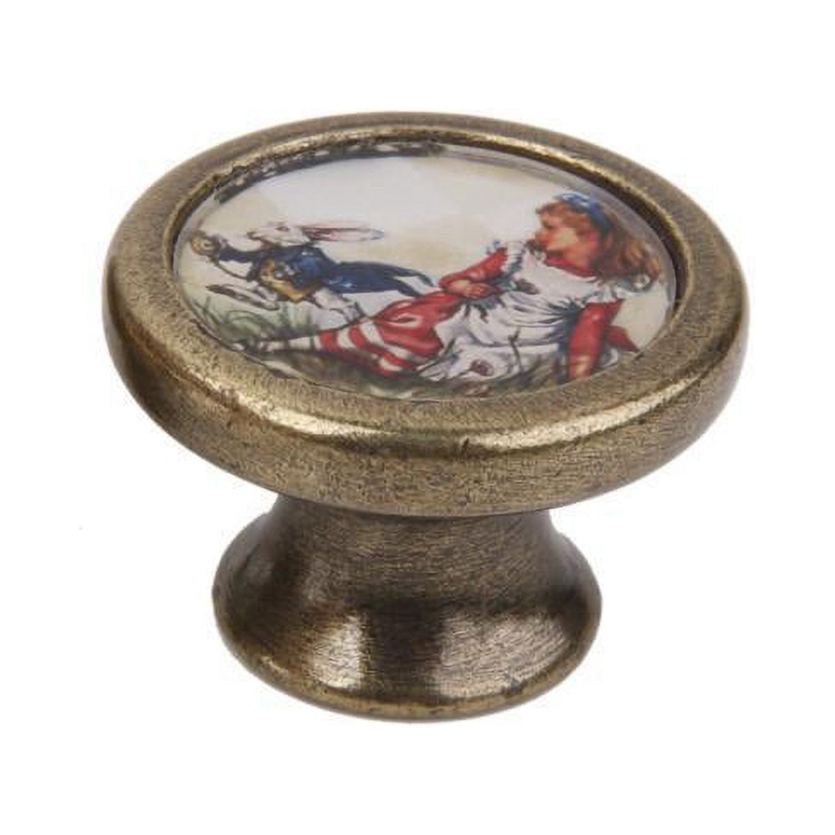 Axioma 3- Assorted Vintage Brass Wardrobe Door Cupboard Drawer Knob 7 Pcs