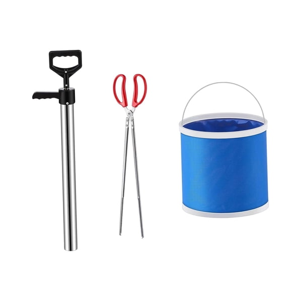 Axioma 3 Pieces Shrimp Pump Kit Stainless Steel Shrimp Extractor for Mantis Shrimps S