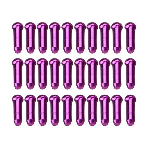 Axioma 30 Pieces Bike Cable End Caps Bike Cable Caps Durable Professional Bicycle Brake Purple