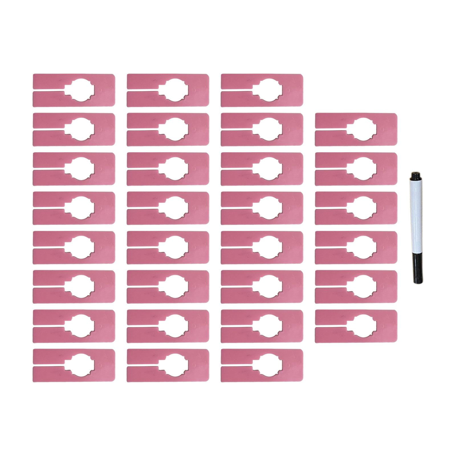 Partition Tag Axioma 30Pcs Clothing Rack Size Dividers Garment Tags Partition Board ...