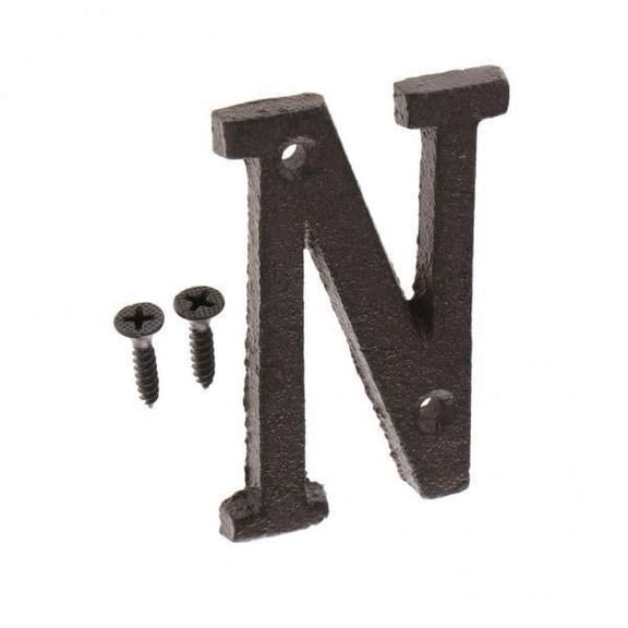 Axioma 3X Cast Iron Creative DIY Door Plate Letter Label Sign Wall Decor Home Decor N