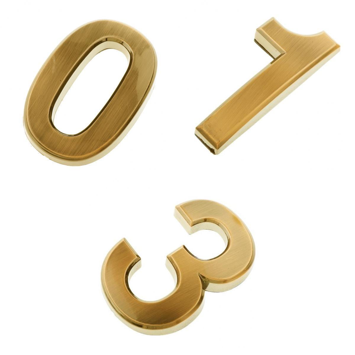 Axioma 3pcs Door Address Signs Number Plaques for House Home Office ...