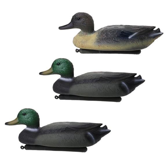 Axioma 3pcs Floating Duck Decoy Decoying Drake Hunting Bait Ornaments Garden Decors