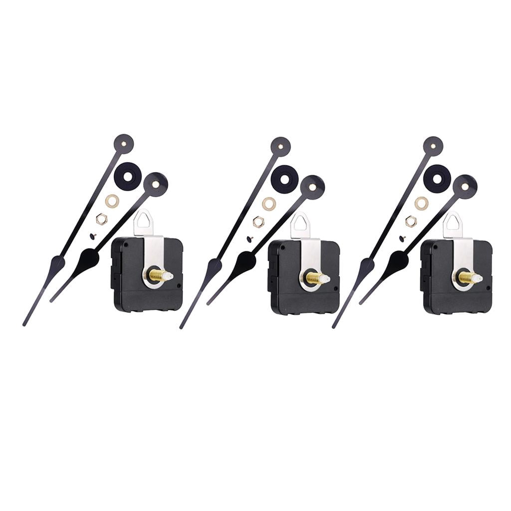 Axioma 3x Clock Mechanism Movement Black Hands Repair Replace Fittings