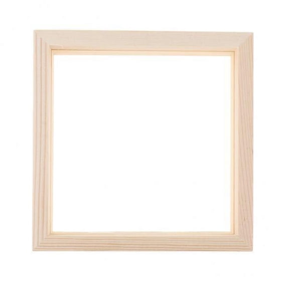 Axioma 3xCreative Double-sided Glass Transparent Wooden Frame 11.4 X 11.4cm