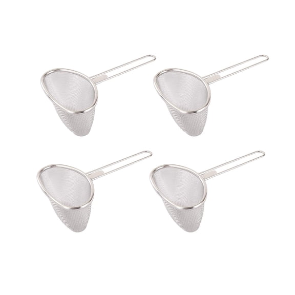 Axioma 4 Pieces Spaghetti Strainer Spoon with Handle for Hot Pot Vegetable Dumpling Horizontal handle