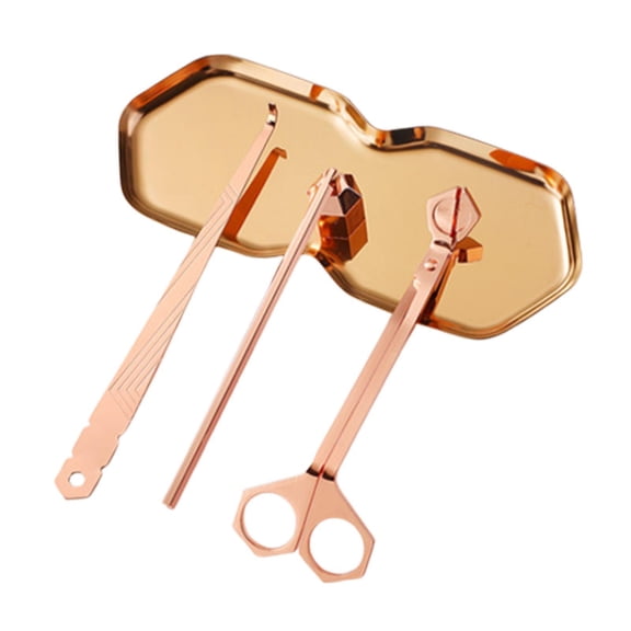 Axioma 4 in 1 Candle Tool Kit Candle Care Tools Elegant Extinguish Candles Tools Candle Rose Gold