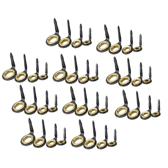 Axioma 40pcs 4 Sizes Fishing Rod Pole Guide Tip Set Stainless Steel Ceramic Tool Kit