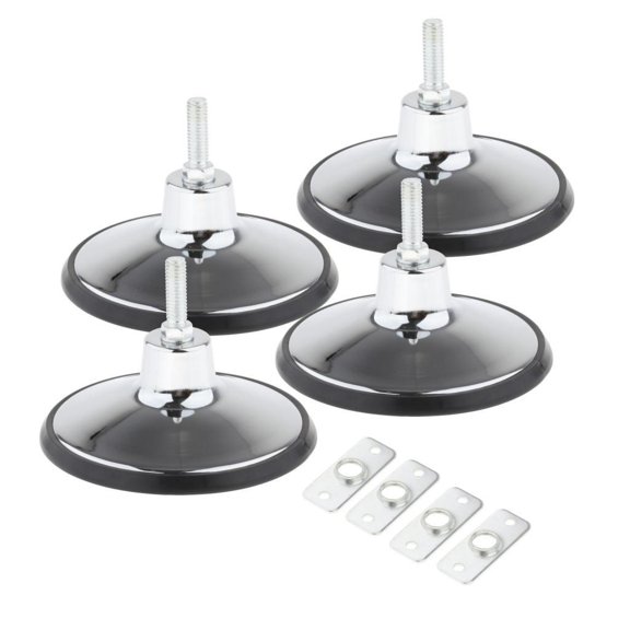 Axioma 4Pcs Billiard Pool Table Leg Levelers Game Table Leg Levelers Enhanced Stability silver