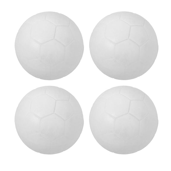 Axioma 4Pcs Classic Table Soccer Balls 36mm Foosball Balls White Tabletop Game Textured
