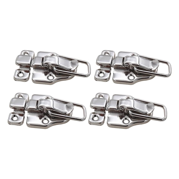 Axioma 4Pcs Toggle Case Catch Wooden Tool Box Lock Suitcase Closure Clasp Latch Buckle,
