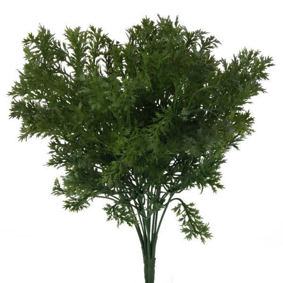 Axioma 4X Artificial Parsley Green Leaves Bunch Potted Flower Decor for Outdoor Office