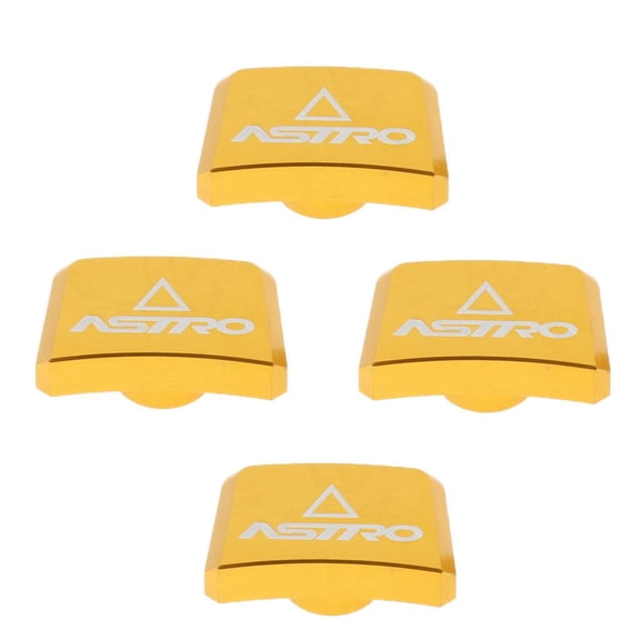 Axioma 4pcs Aluminum Alloy Bike Chain Wheel Nails Road Bicycle Crankset Nut Golden