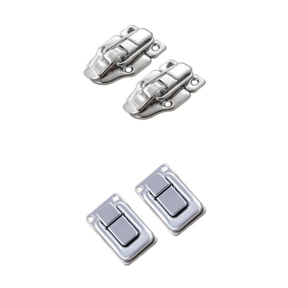Axioma 4pcs Durtable Wooden Box Latch Hardware Accessory for Craft Box Suitcase