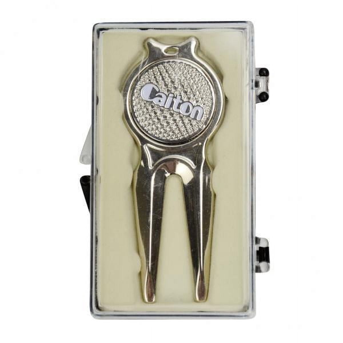 Axioma 4x 2-in-1 Divot Repair Tool Golf Divot Repair Tool And Ball Marker for Golfer