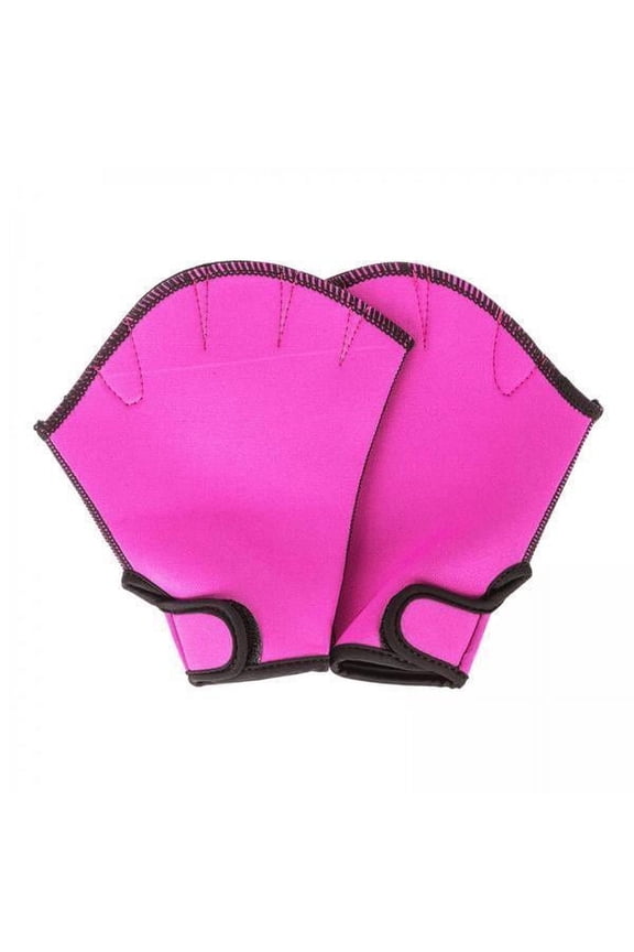 4x Training Gloves, Webbed Swimming Gloves, Diving Water Resistance Training-Exercise Fitness Gloves for Men Women Adult Children