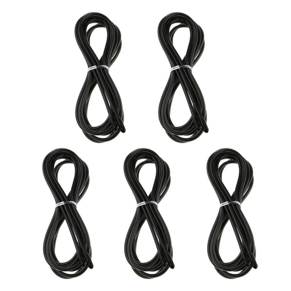 Axioma 5 Count Speed Jump Rope Replacement Cable Lightweight Replacement Cables 5 Black
