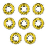 Axioma 8 Pack ABEC-9 Skateboard Bearing 8x22x7mm for Longboard/Inline/Hockey Roller 608 Yellow