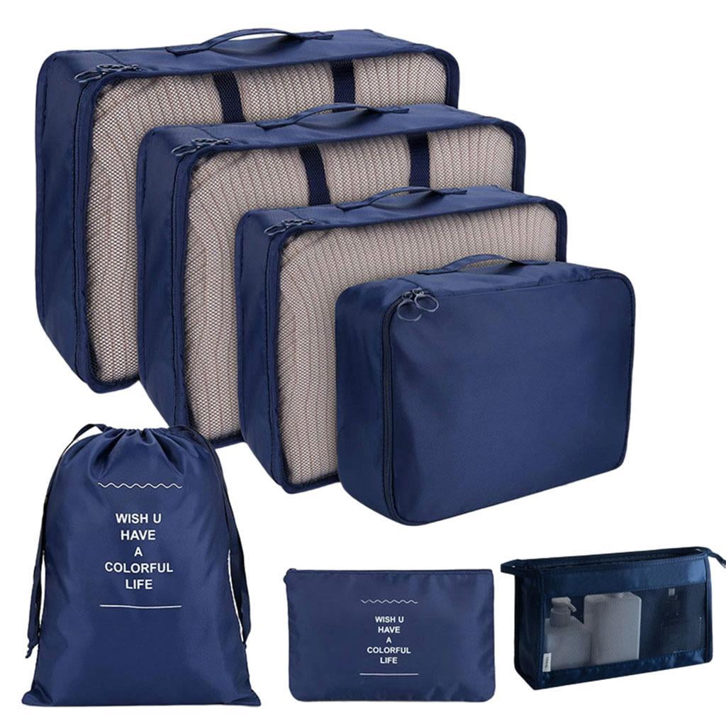 Axioma 8Pcs/Set Packing Cubes Clothes Sorting navy