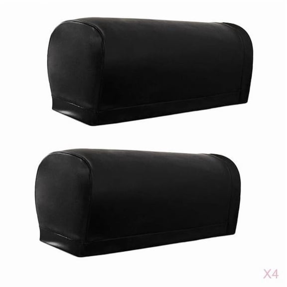 Axioma 8Pieces Non-slip PU Leather Stretch Furniture Covers for Sofas Loveseats