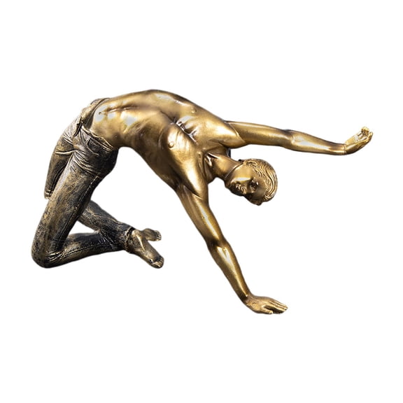 Axioma Abstract Sculpture Sports Figure Figurine Man Human Body Statue Artwork Creative Style D