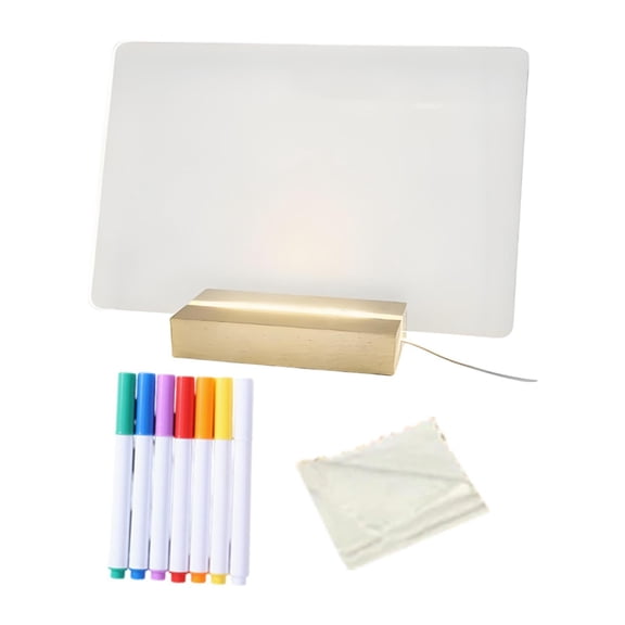 Axioma Acrylic Display Planner Board Electronic White Board Erasable Surface Collection Style D