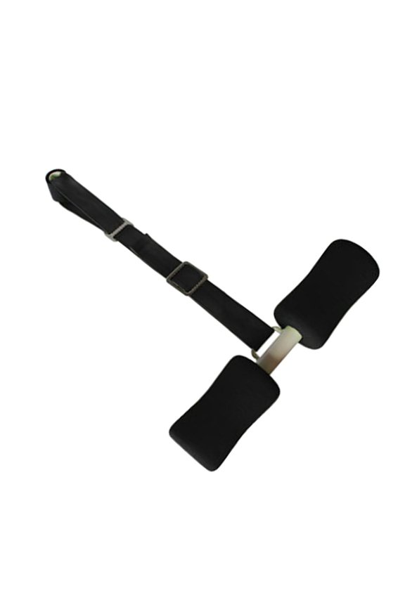 Adjustable Bed Sit Up Assist Bar Abdominal Core Workout Trainer Black