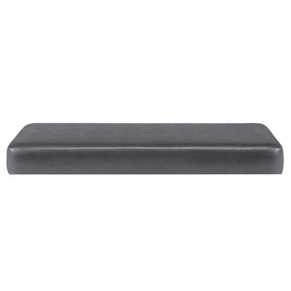 Axioma Anti-slip PU Leather Stretch Sofa Seat Cushion Slipcovers Single Seat for Settee Grey_2 Seater