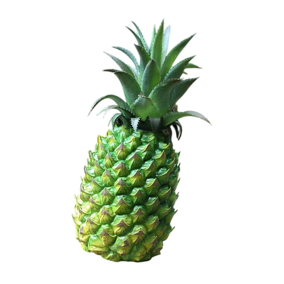Axioma Artificial Pineapple Figurine Fruit Decoration Prop Decor Modern Lifelike Fruit green