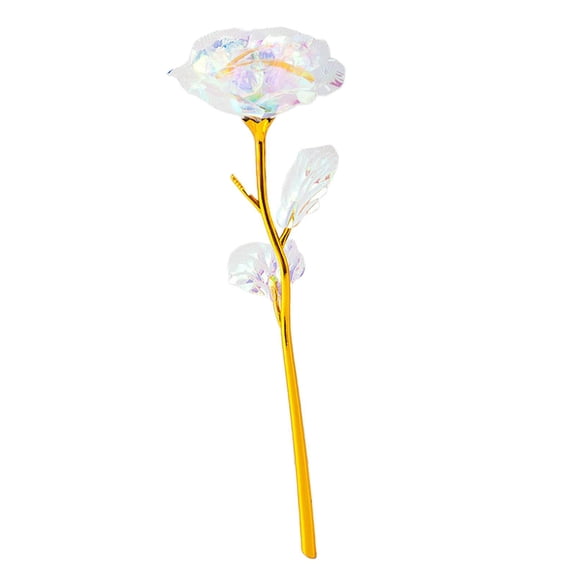 Axioma Artificial Single Rose Flower Gold-Plated Valentine's Day Gift Present Wife Love
