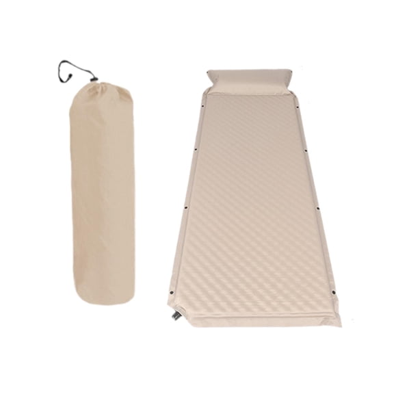 Axioma Auto Inflatable Mattress Self Inflating Air Bed Camping Sleeping Pad with Pillow Single