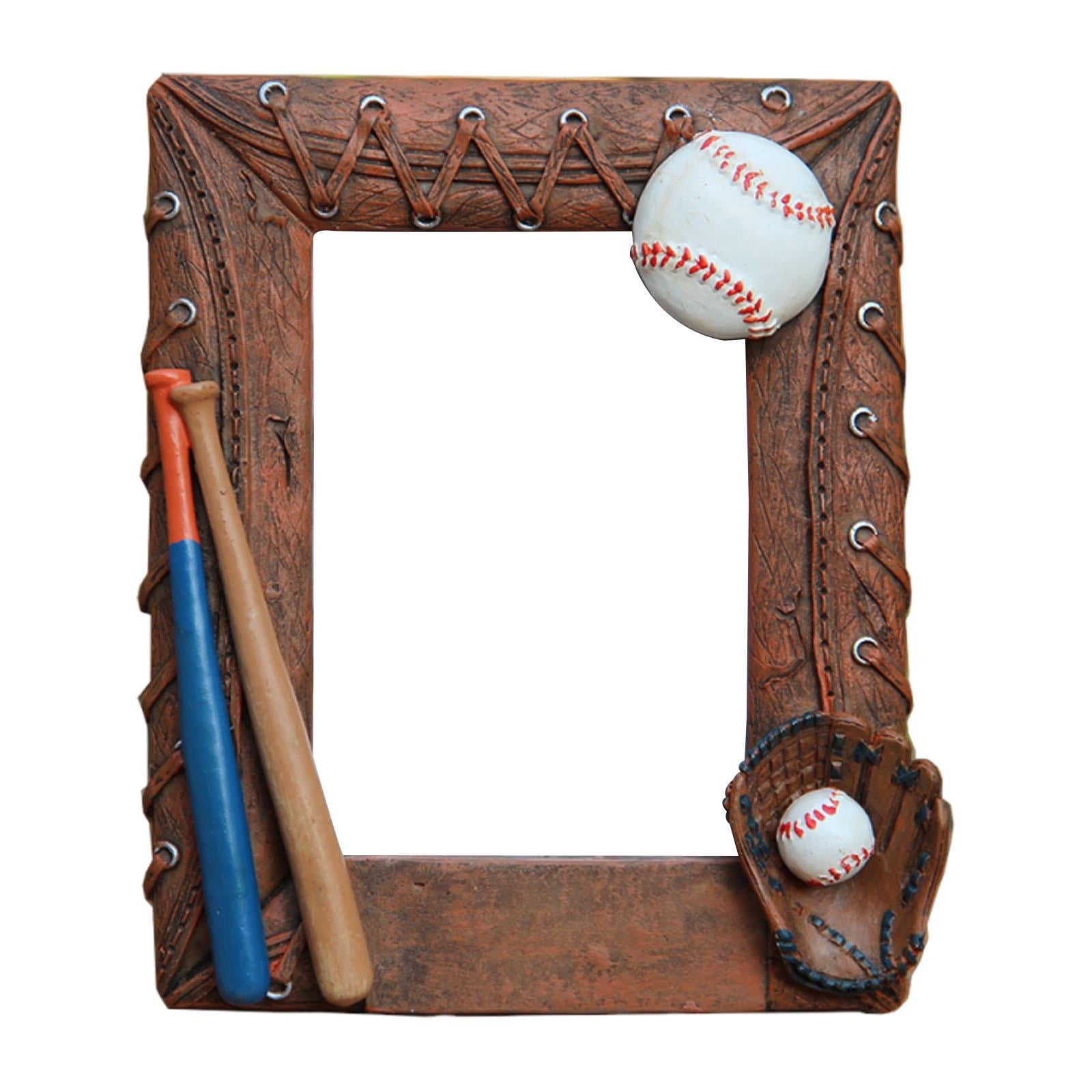 Aximo Frame Patterns Axioma Baseball Photo Frame Baseball Photo Frame Resin MDF Sturdy 3D ...