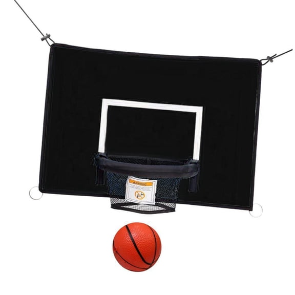 Axioma Basketball Hoop Tether for Trampolines Universal Baseboard Adjustable Connecting Black 45cmx35cm