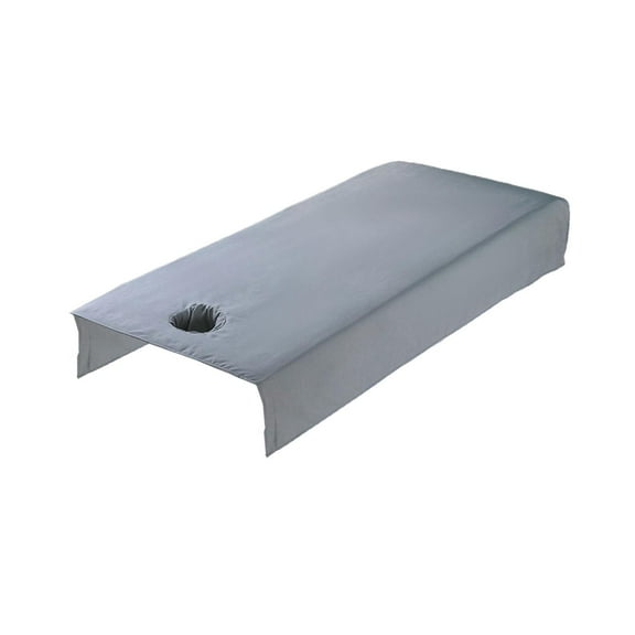 Axioma Beauty Salon Massage Table Sheet Cover with Breathable Hole 80Cmx200cm Exquisite Grey