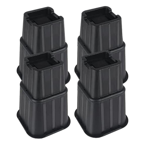 Axioma Bed Risers Heavy Duty Home Office Chair Leg Lifts Risers Furniture Risers Square 4x 22cm