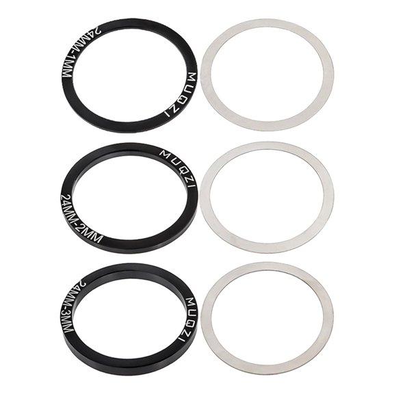 Axioma Bike Bicycle Bottom Bracket Set Cycling Part 6Pcs for BB86 91 92 PF30 BB30 24mm