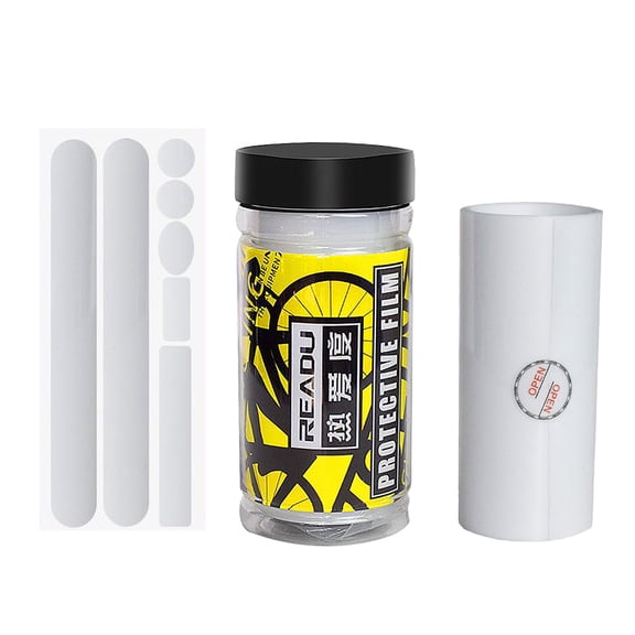 Axioma Bike Frame Protector Removable Bicycle Tape Roll Guard Protection- Protects your bike from scratches and dings Yellow Box
