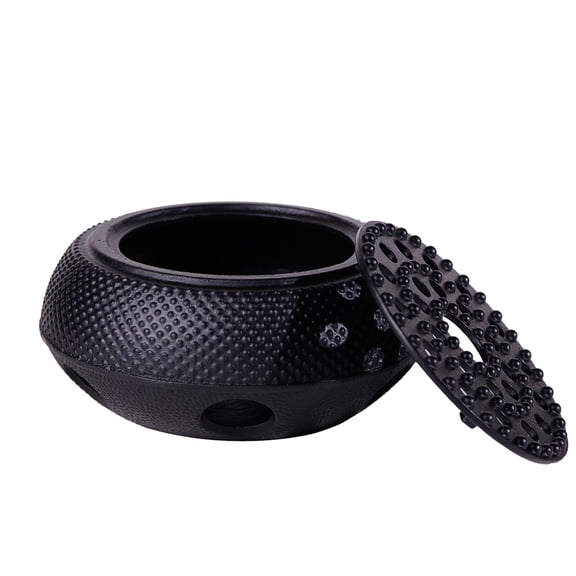 Axioma Black Cast Iron Teapot Warmer Candle Insulation Stove Alcohol Heating Base Stove