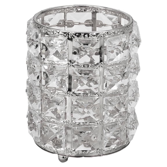 Axioma Bling Pencil Pen Cup Storage Box Container Decor Makeup Brush None No China Tidy Silver