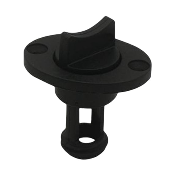 Axioma Boat Drain Plug with , for 1 " Transom Draining Hole Quick Draining Black