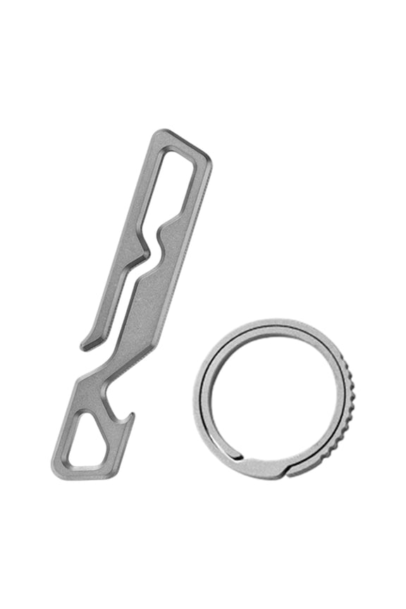 Bottle Opener, Outdoor Multitool, Keyring, Keychain Carabiner, Utility Gadget for Fishing, Camping, Outdoor Sports, DIY Improvement Stone Washing