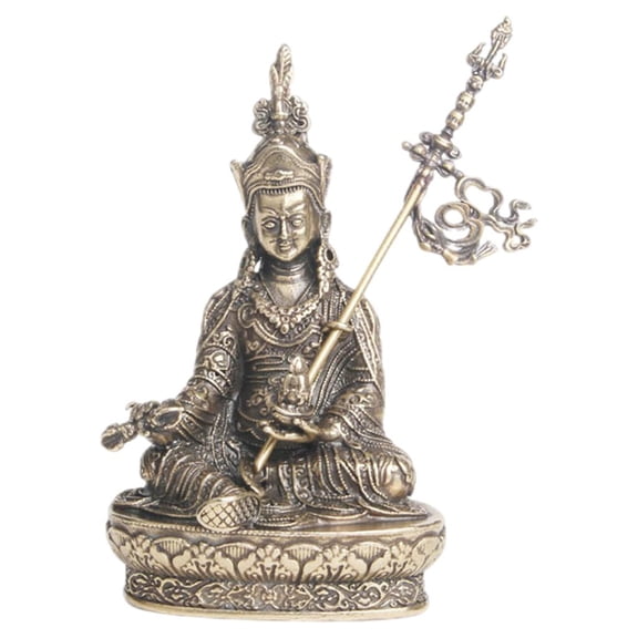 Axioma Brass Tibetan Buddha Statue Seated on Lotus Feng Shui Gift Tradition and History